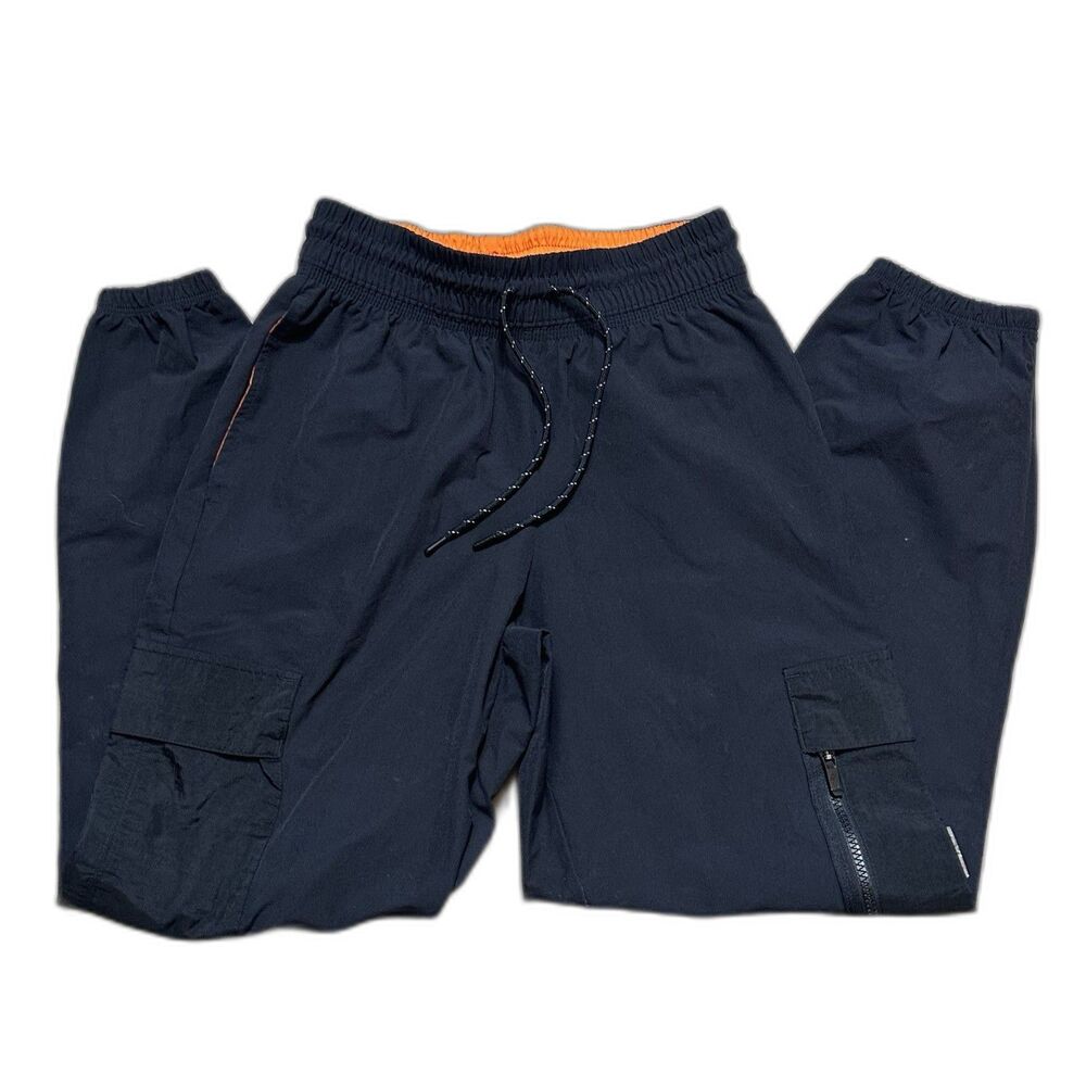 Nike Sportswear Utility Woven Cargo Activewear Pants Size XS Black Orange